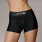 Shots Ouch Vibrating Strap On Boxer - Black XS/S