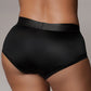 Shots Ouch Vibrating Strap On Brief - Black XL/XXL