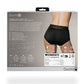 Shots Ouch Vibrating Strap On Brief - Black XS/S