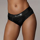 Shots Ouch Vibrating Strap On High-Cut Brief - Black M/L