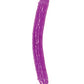 Shots RealRock 12" Big Dildo | Neon Purple Double Dildo | Glow in the Dark Suction Cup Dildo