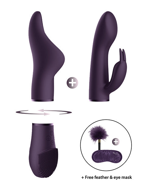 Shots G Spot Vibrator | Switch Pleasure Kit 1 Clit Vibrator | Purple Rabbit Vibrator | Best Vibrator for Women