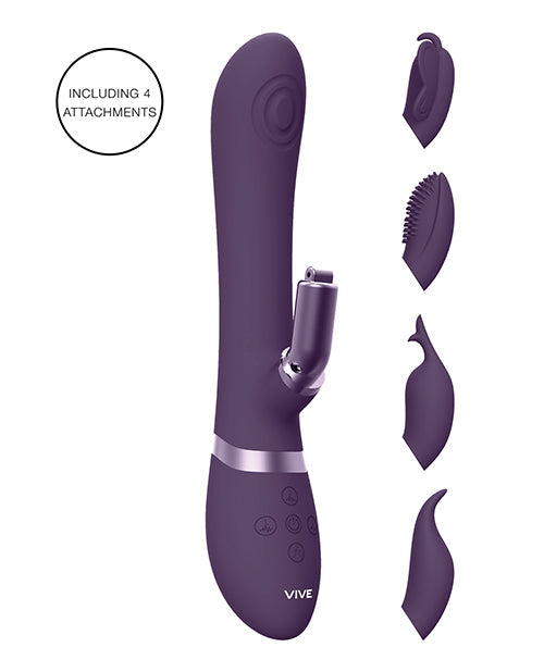 Shots Vive G-Spot Vibrator | Etsu Pulse Clit Vibrator Attachments | Purple Rabbit Vibrator | Best Vibrator for Women