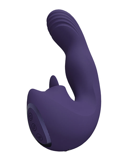 Shots Yumi Triple Action G-Spot Vibrator & Stimulator - Purple