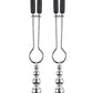 Selopa Beaded Nipple Clamps - Silver