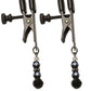 Spartacus Black Beaded Nipple Clamps