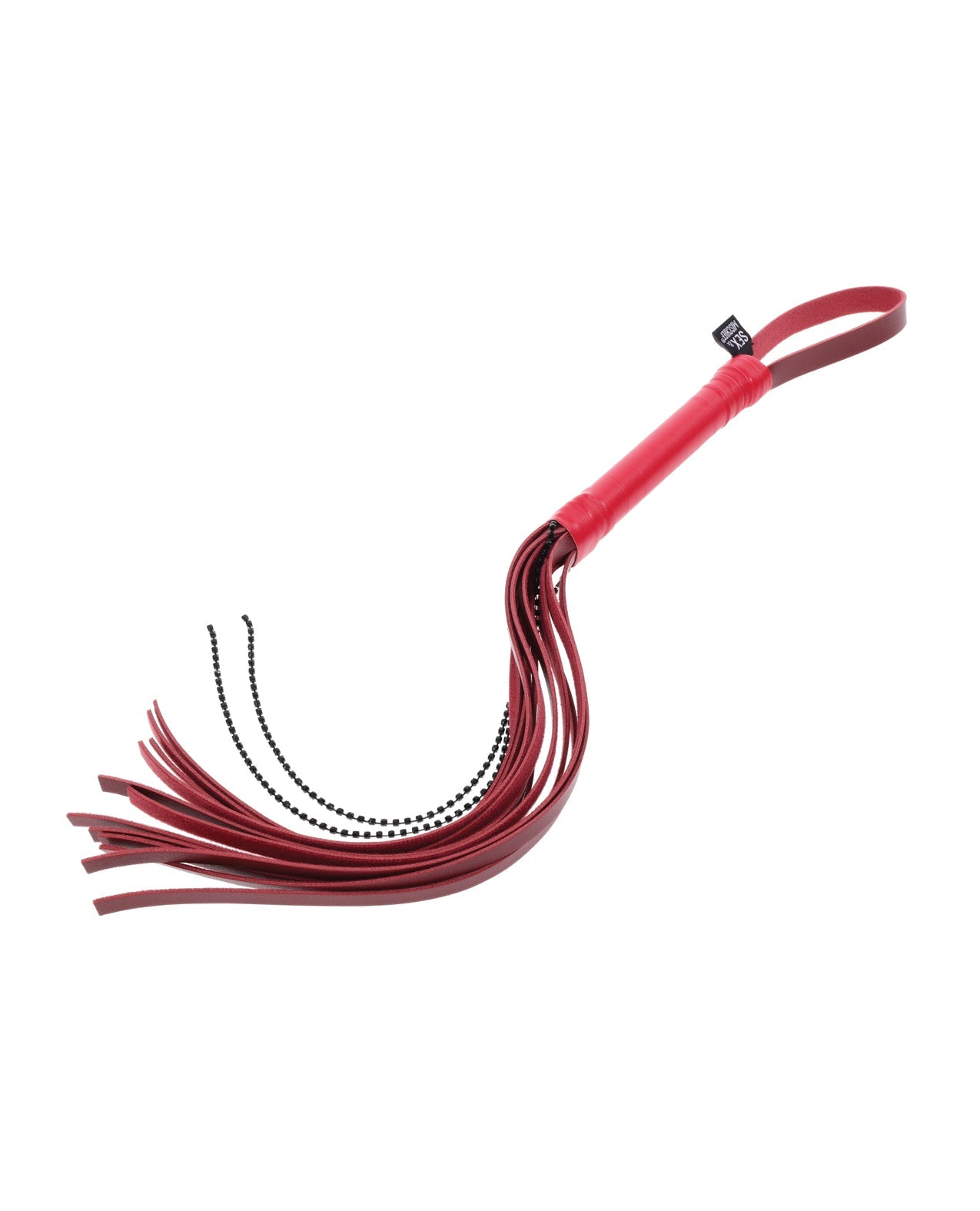 Sex & Mischief Ex's & Oh's Crystal Flogger - Red