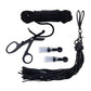 Sportsheets Tied & Twisted Bondage Set - Black