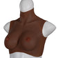 XX-DREAMTOYS Ultra Realistic D Cup Breast Form Medium - Black