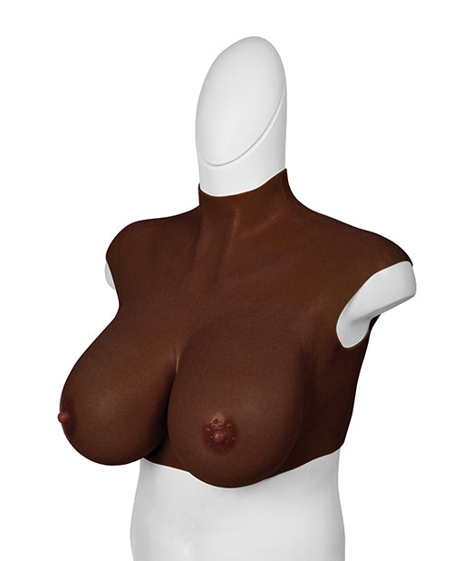 XX-DREAMTOYS Ultra Realistic H Cup Breast Form Extra Large - Black