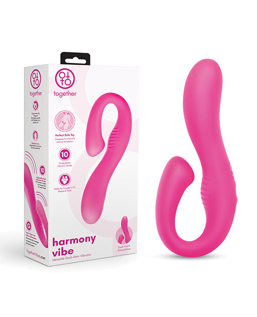 Together Harmony Vibe Versatile Dual-Stim Vibrator - Pink