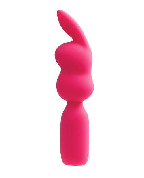 VeDO Hopper Rabbit Vibrator | Bunny Rechargeable Mini Wand Vibrator | Pink 10-Function | Best Vibrator for Women