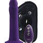 VeDO Diki Rechargeable Vibrating Dildo w/Harness - Deep Purple