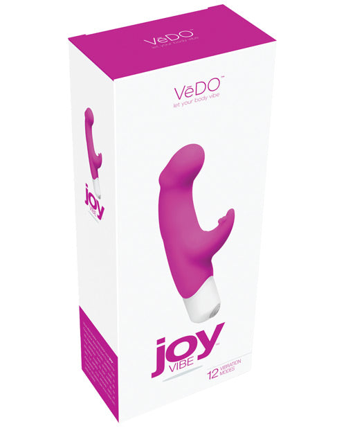 VeDO Joy Mini Rabbit Vibrator | Hot in Bed Pink G Spot Vibrator | Waterproof Clit Vibrator | Best Vibrator for Women