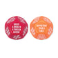 Wood Rocket Girls Night Out Do or Dare Dice Game - Red