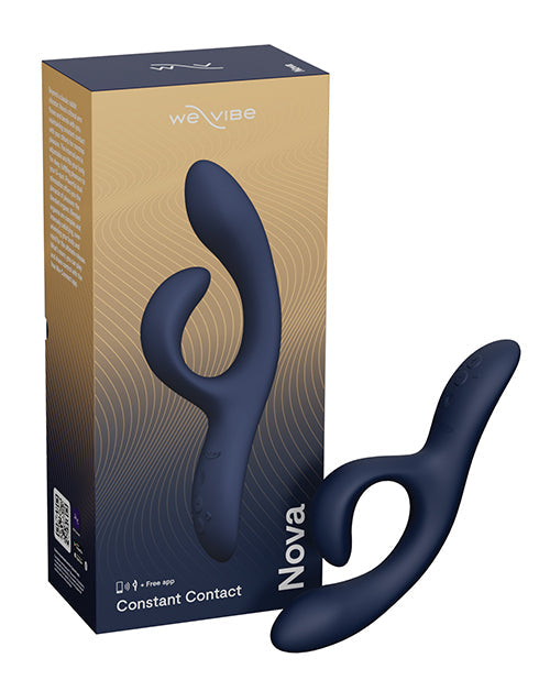 We-Vibe Nova 2 G Spot Vibrator | Flexible Rabbit Vibrator | Midnight App Controlled Vibrator | Best Vibrator for Women