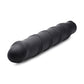 Bang Vibrating Dildo | XL Bullet & Swirl Silicone Dildo Sleeve | Big Black Textured Waterproof