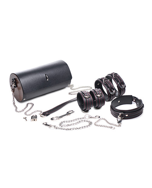 Master Series Kinky Clutch Black Bondage Set w/Carrying Case