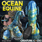 Creature Cocks Sea Stallion Vibrating Dildo w/ Remote - Blue/Yellow