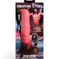 Creature Cocks Deluxe Centaur Thrusting & Vibrating Silicone Dildo w/Remote Control - Peach/Brown