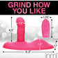 Inmi Spin N' Grind Rotating & Vibrating Silicone Grinder - Pink