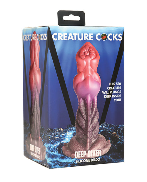 Creature Cocks Realistic Dildo | Deep Diver Silicone Dildo | Suction Cup Dildo