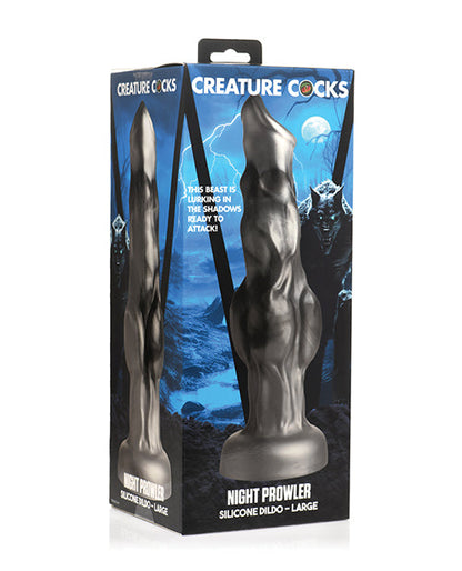 Creature Cocks Realistic Dildo | Night Prowler Silicone Big Dildo | Large Suction Cup Dildo